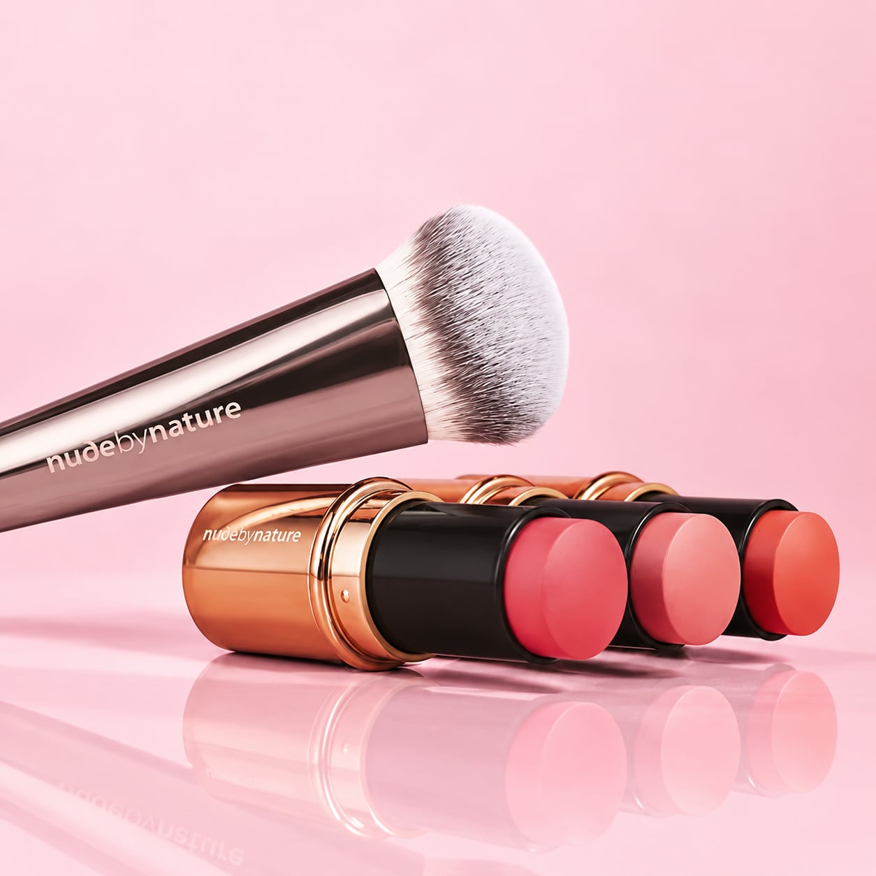 Nude by Nature blush stick collection